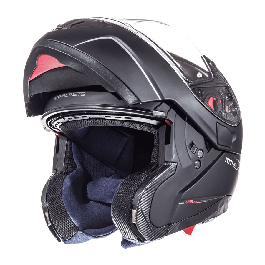 Mt Helmets Atom Sv Solid nero opaco