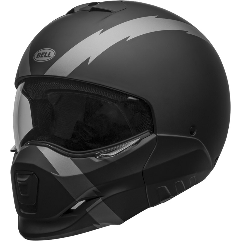 Casco Bell Broozer Arc nero opaco grigio