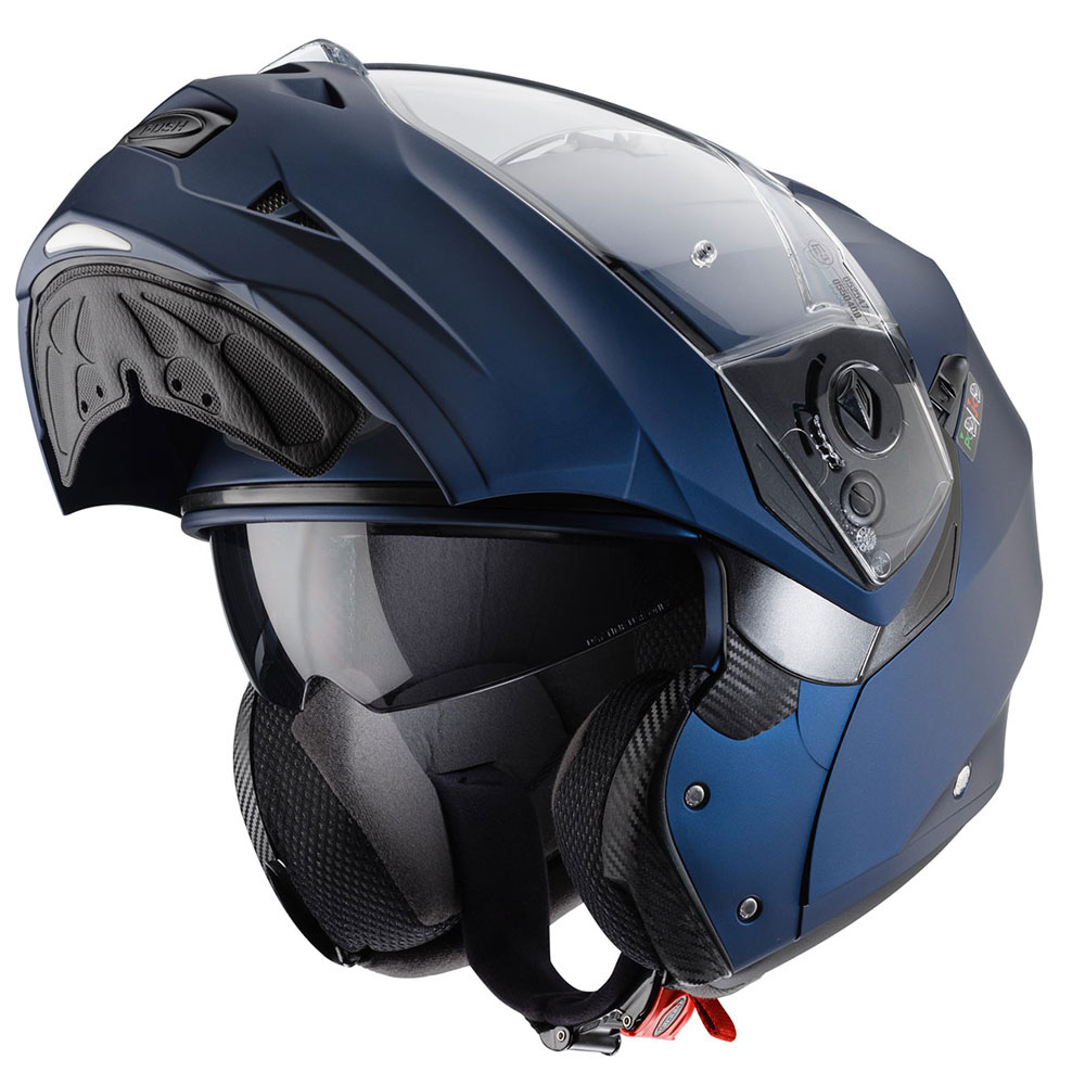Caberg Duke II Flip Up Modular Helmet Matt Black Sun Visor Sharp 5 Star