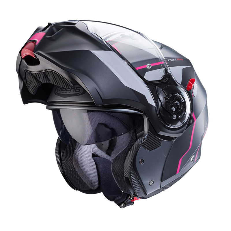 Casco Modulare Caberg Duke Evo Move fucsia