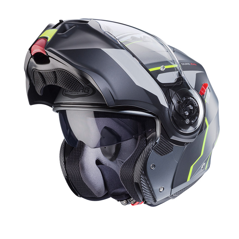 Casco Modulare Caberg Duke Evo Move nero giallo