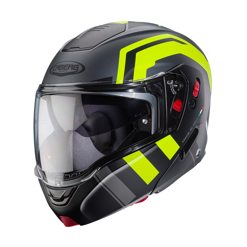 CASCO LS2 STROBE II 22.06 MODULAR MONZA MATT BLACK HI-VIS YELLOW