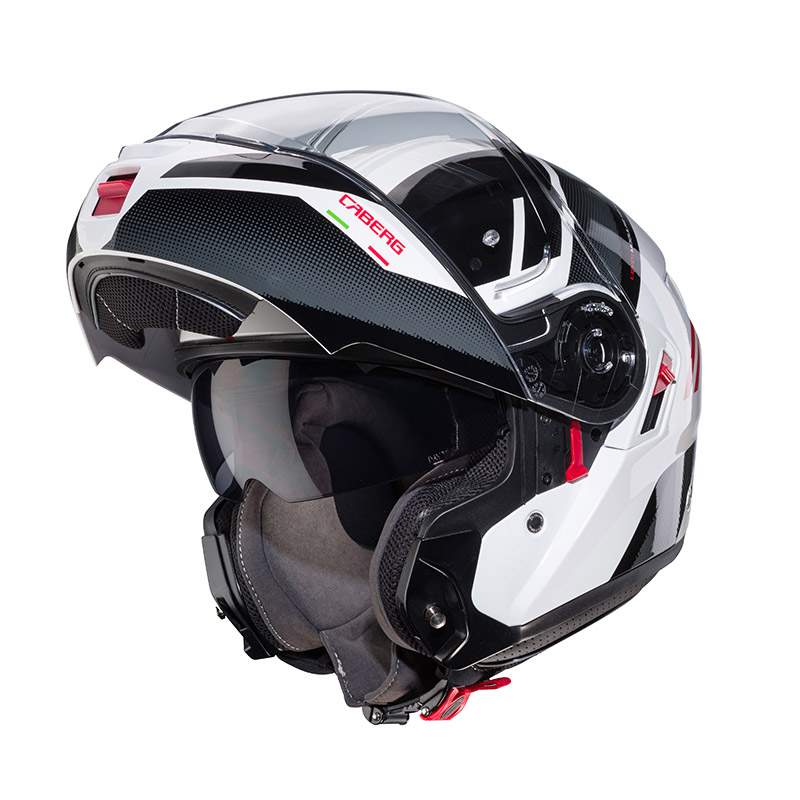 Caberg Levo X Manta Modular Helmet White Red