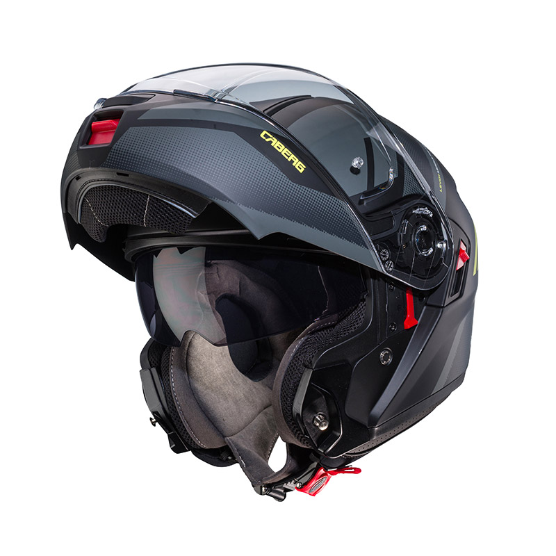 Casco Modulare Caberg Levo X Manta nero giallo