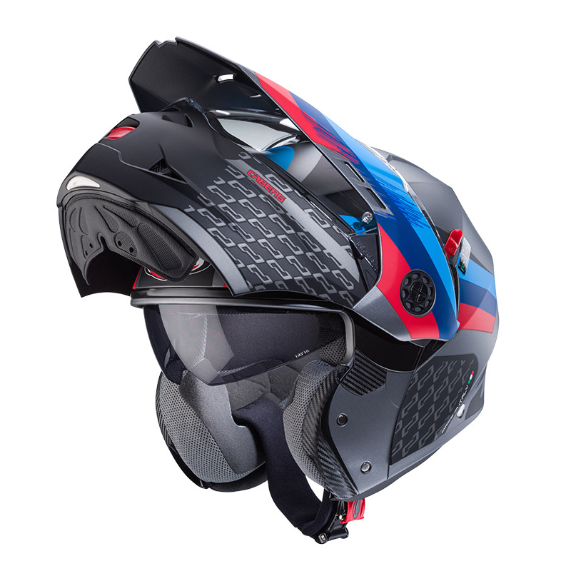 Venta de Casco Modular Caberg Horus Azul Mate Yama