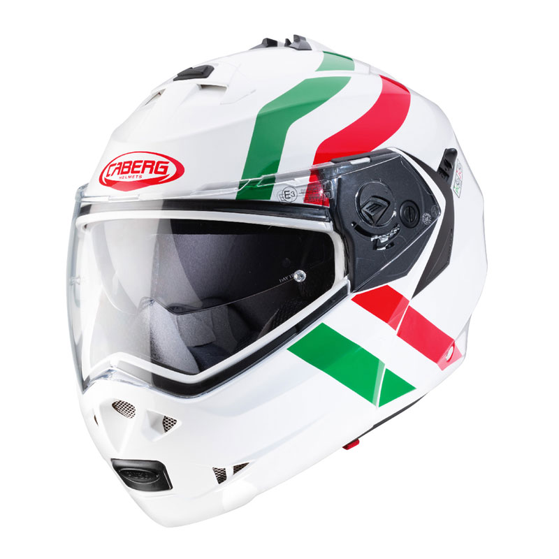 CASCO MODULARE CABERG DUKE II LEGEND ROSSO DUCATI BIANCO TAGLIA M