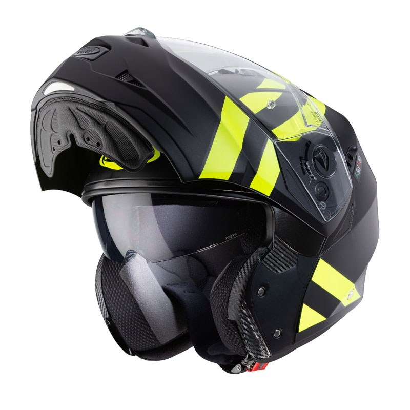 Caberg Duke Superlegend Modular Helmet Yellow C0IH00A7 Modular Helmets | MotoStorm