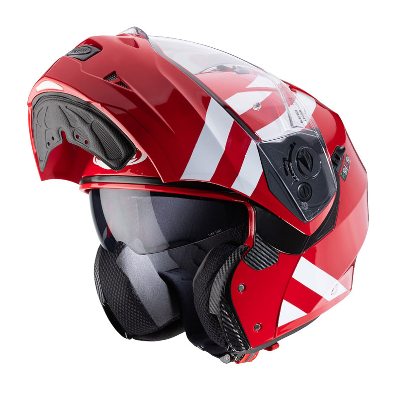 Caberg Duke 2 Superlegend Modular Helmet Red C0IH0073 Modular Helmets |  MotoStorm