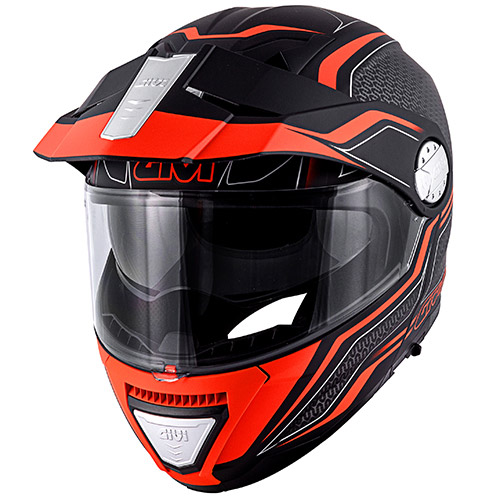 Givi X33 Canyon Layers Modular Helmet Orange HX33FLYBE Modular Helmets MotoStorm