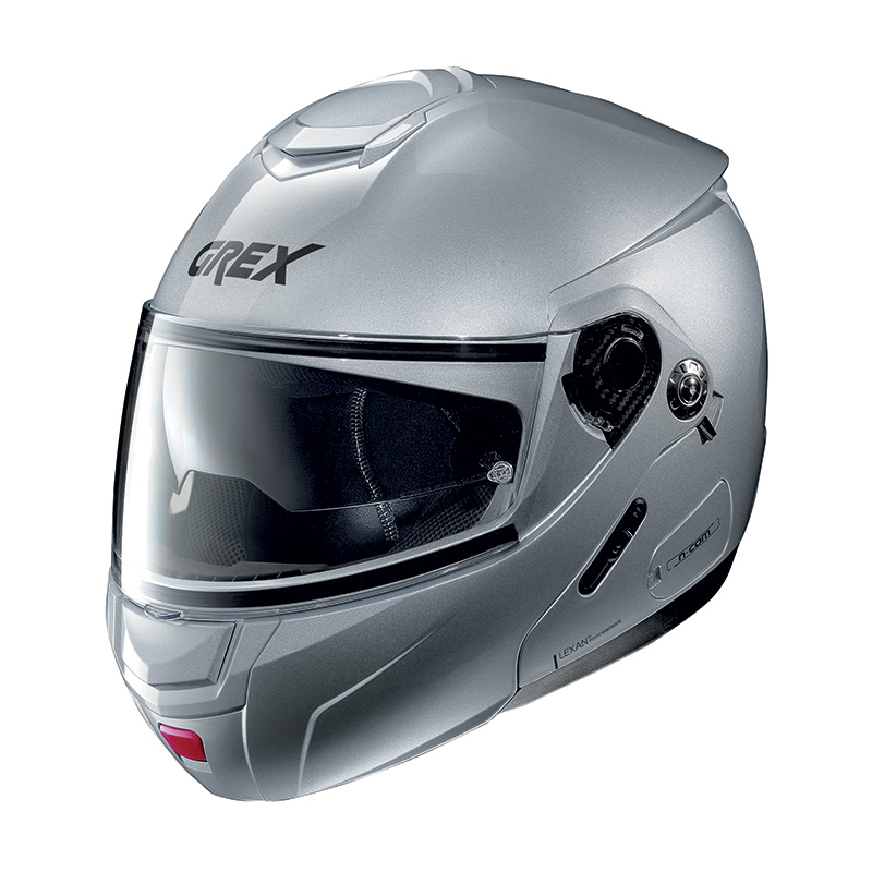 Grex G9.2 キネティック N-Com モジュラーヘルメット シルバー