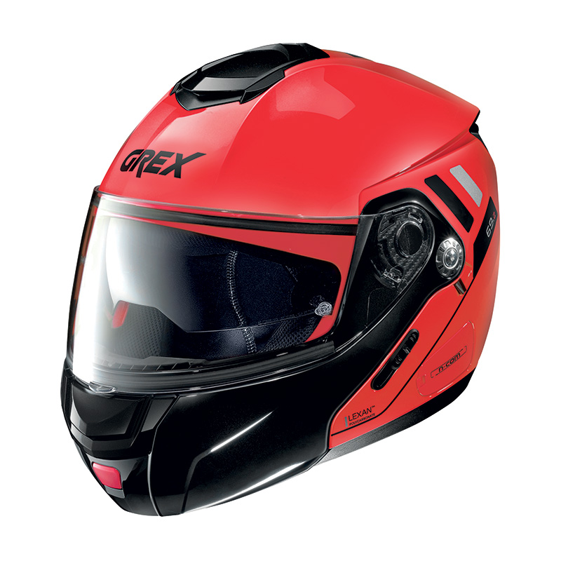 Casco Modulare Grex G9.2 Offset N-com Corsa Rosso | MotoStorm