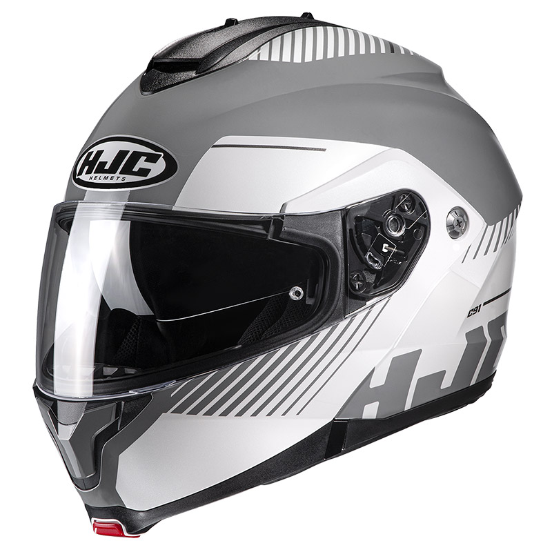 Hjc C91 Prod Modular Helmet Grey White
