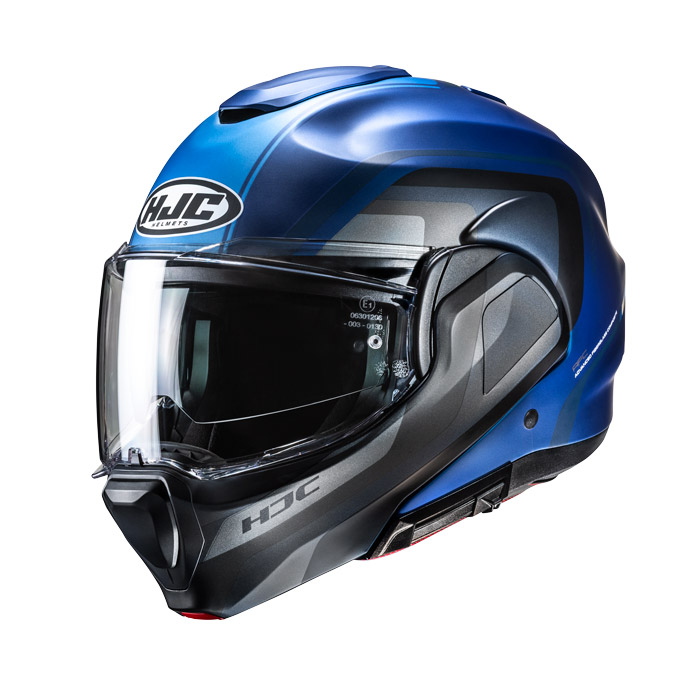 Casco HJC F100 Reff blu