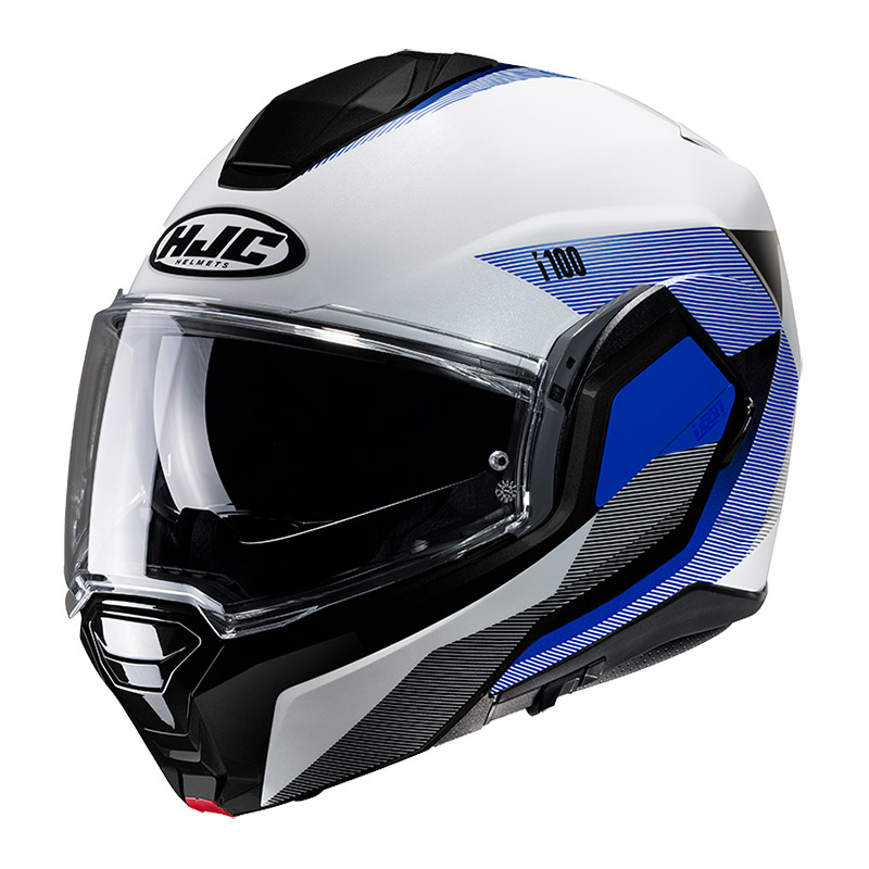 Casco Modulare HJC i100 Beston bianco blu