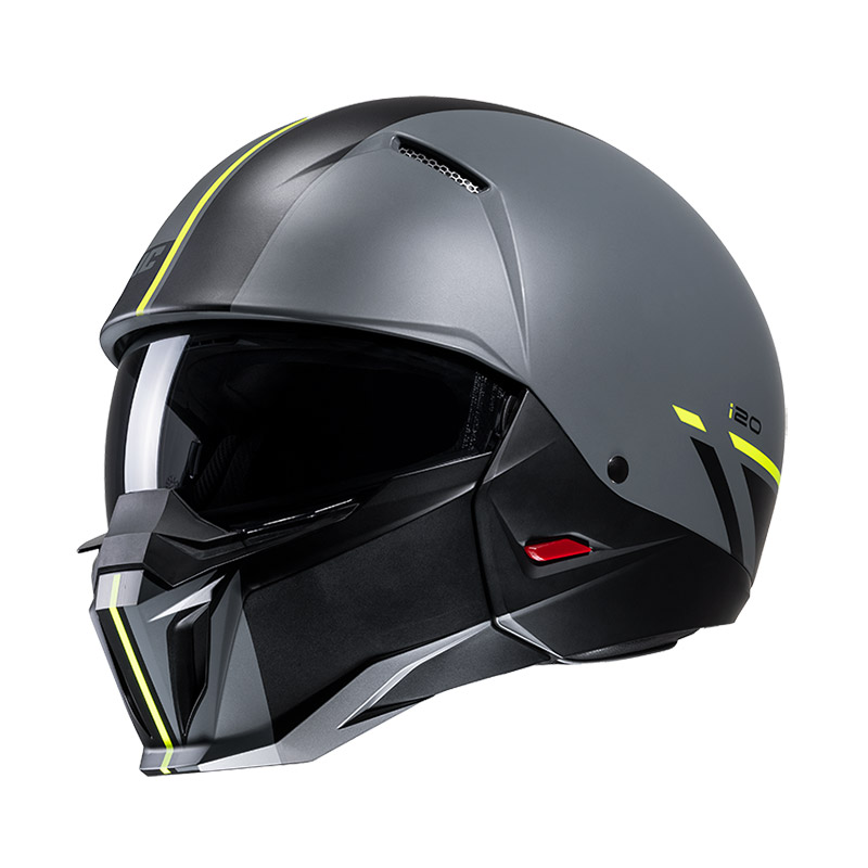 Casco HJC i20 Batol grigio giallo