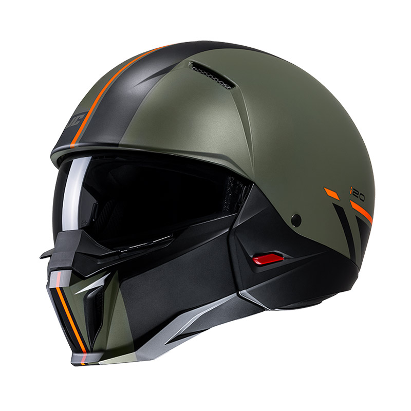 Casco HJC i20 Batol verde arancio