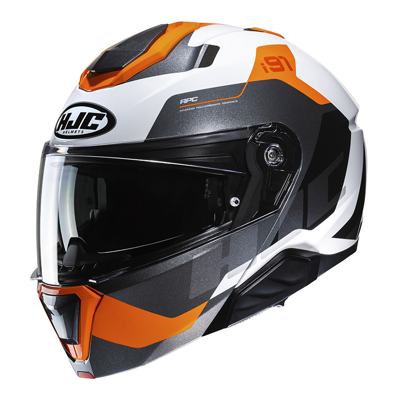 Casco Modulare Hjc i91 Carst arancio