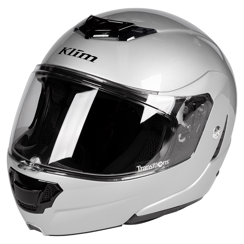 Klim TK1200 Modularer Helm glänzend silber