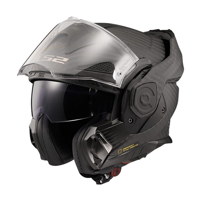 Casco LS2 FF901 Advant X Carbon Solid nero opaco
