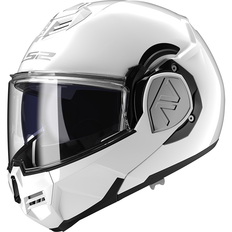 Casco modular LS2 FF906 Advant Iron Blanco Negro Jeans