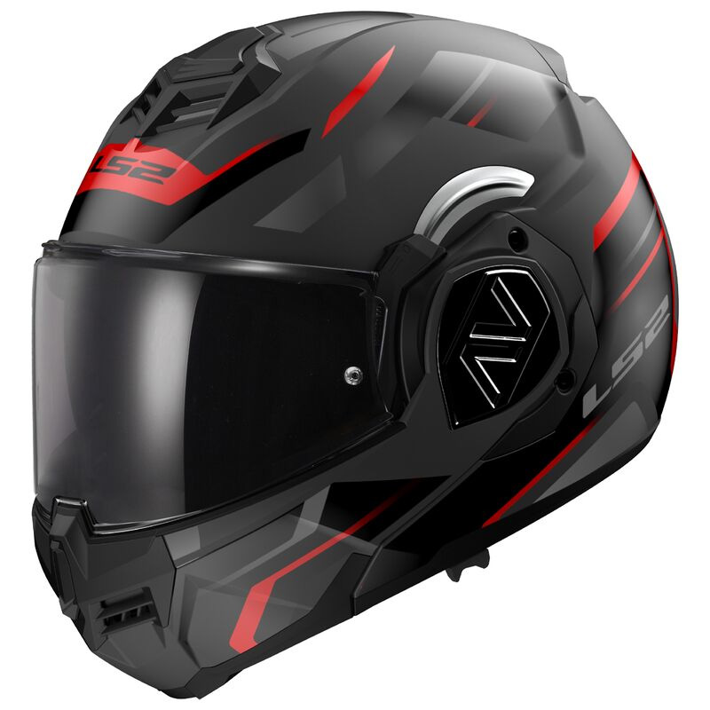 Casco Modulare LS2 FF906 Advant Kuka nero rosso