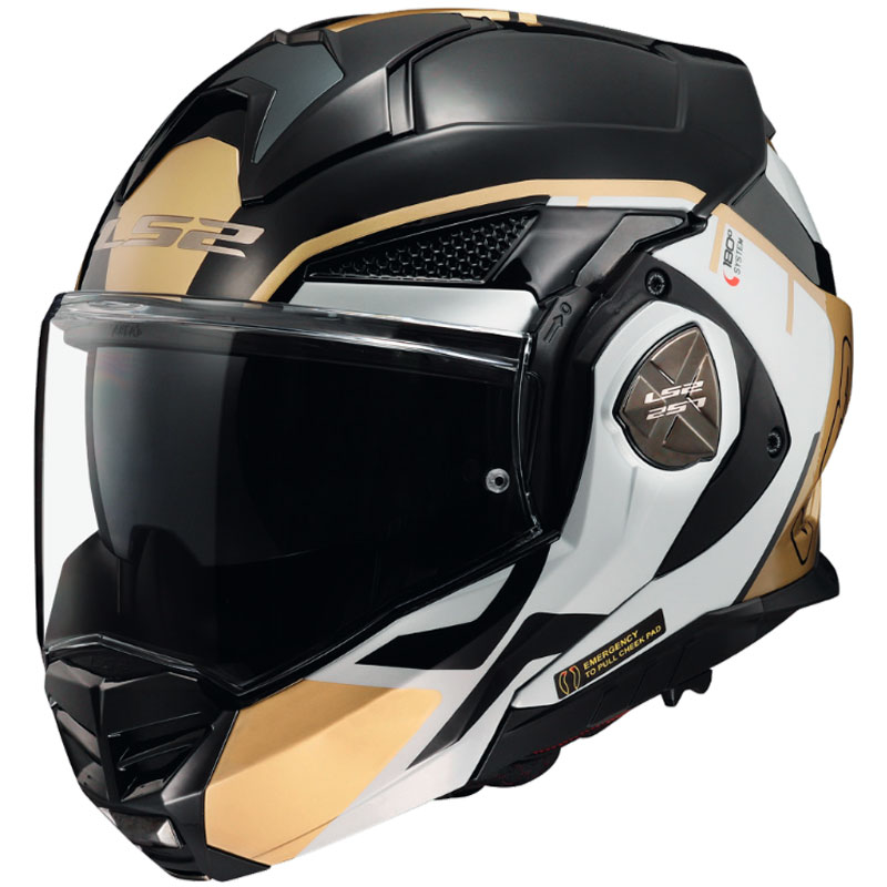 Casco LS2 FF901 Advant X Metryk nero oro