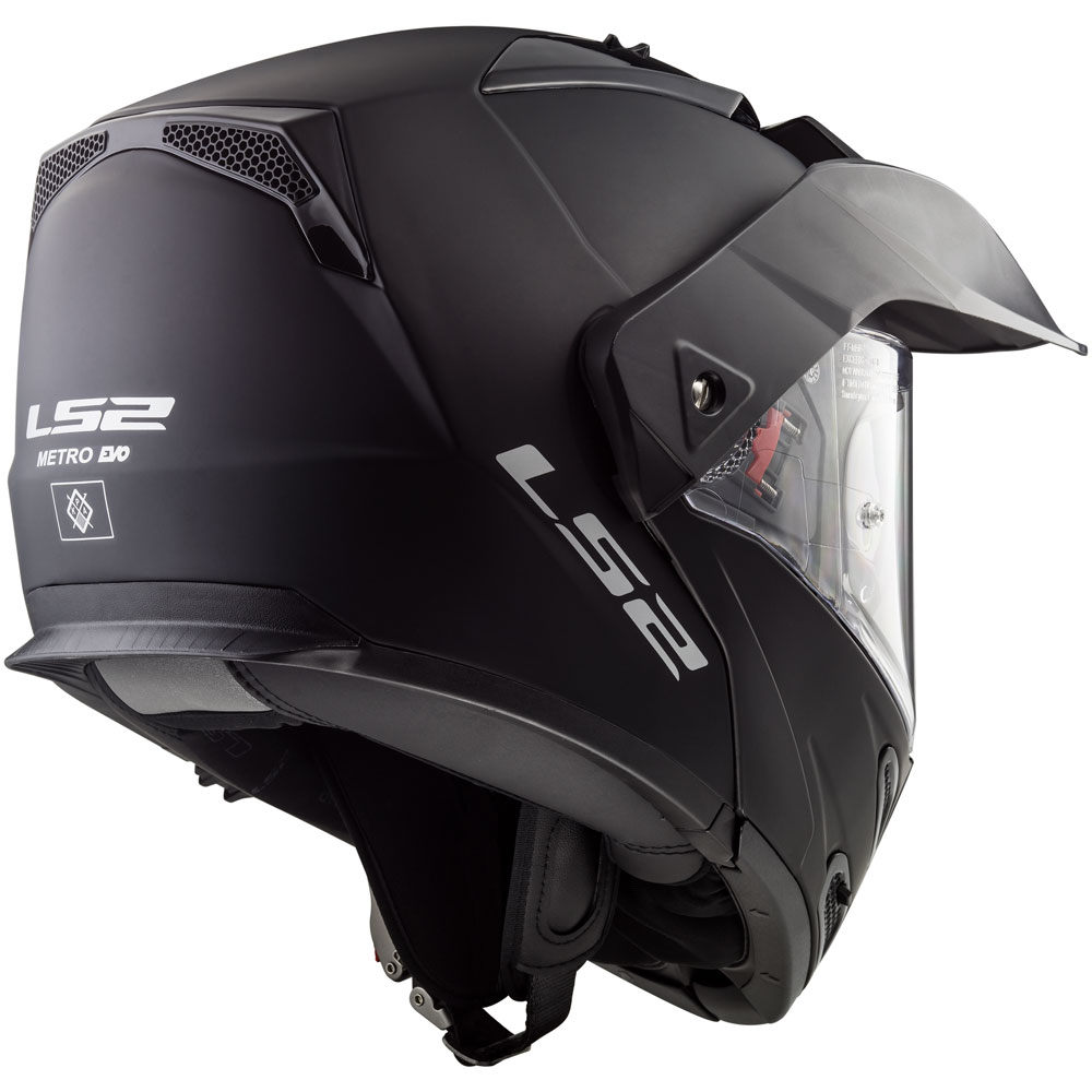 Ls2 Ff324 Metro Evo P J Solid Matt Black Ls2 Modular Helmets Motostorm