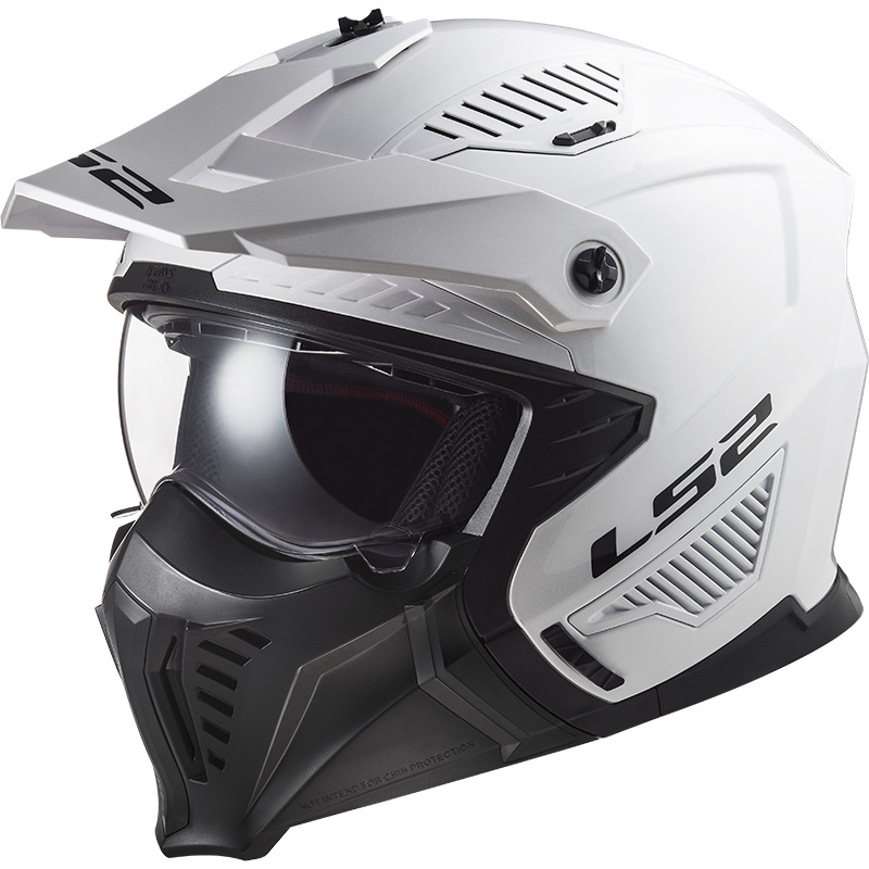 Casco LS2 OF606 Drifter Solid bianco