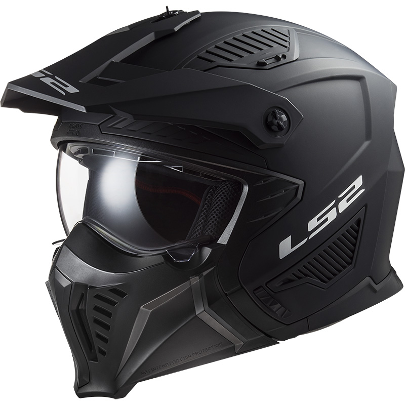 Casco LS2 OF606 Drifter Solid nero opaco