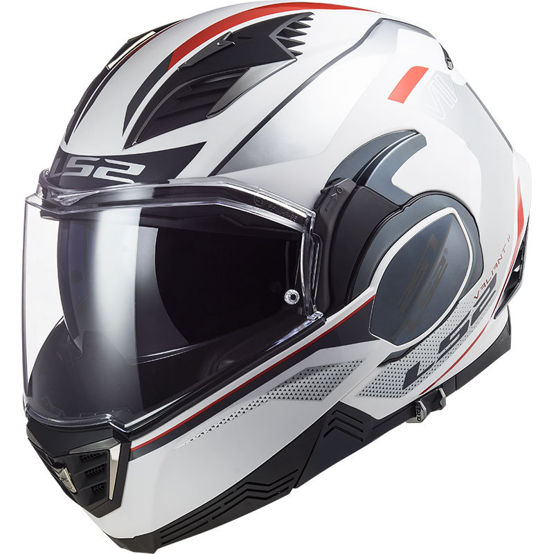 Casco Ls2 Ff900 Valiant 2 Hub Bianco Argento | MotoStorm
