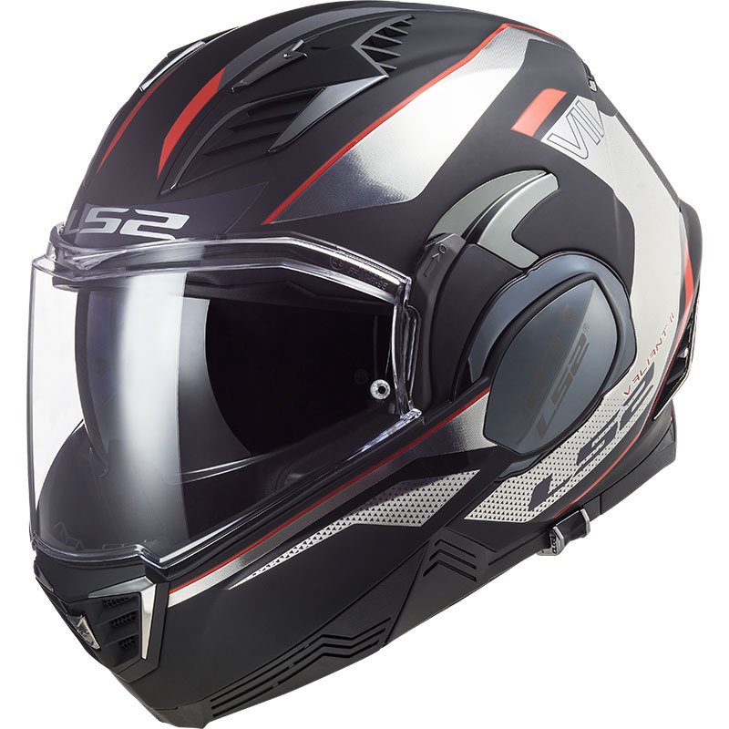 Casco modular para moto Valiant II LS2 M Citius blanco azul