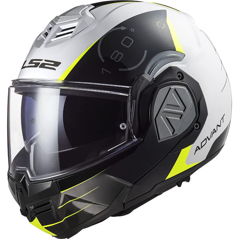 Casco Modulare LS2 FF906 Advant Codex bianco nero