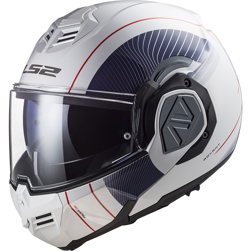 Casco Modulare LS2 FF906 Advant Cooper bianco blu