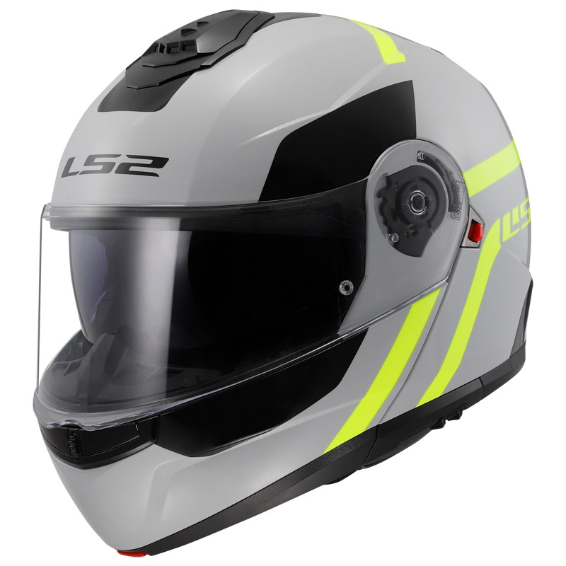 Casco Modulare Ls2 FF908 Strobe 2 Autox grigio giallo