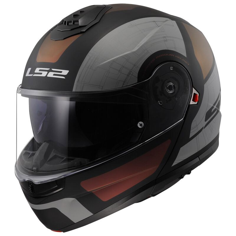 Casco Modulare Ls2 FF908 Strobe 2 Orion nero viola blu