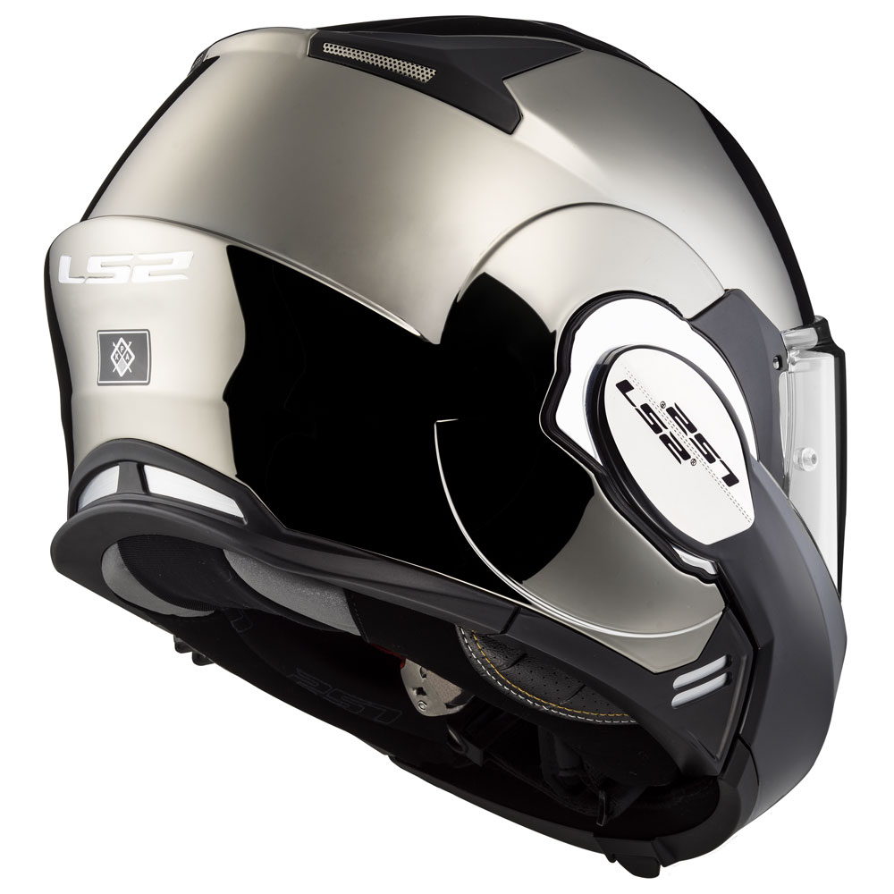 ls2 rebellion helmet chrome