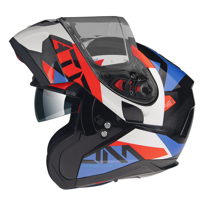 Mt Helmets Atom Sv W17 A7 Modular Helmet Blue MT 1052746070