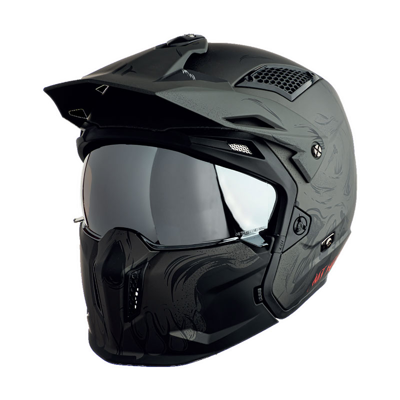 Mt Helmets Streetfighter Sv S Solid A1 Matt Black MT-132700001 Modular  Helmets