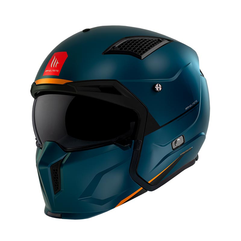 MT Helmets Streetfighter SV S Solid A7 blu opaco