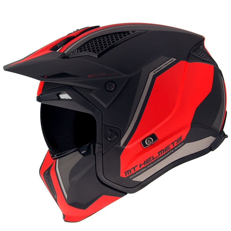 Mt Helmets Streetfighter Sv Twin C5 Matt Red Mt 1272613253 Modular Helmets Motostorm