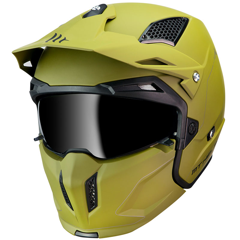 Mt Helmets Streetfighter Sv Solid A6 Matt Green MT-1272000063 Modular  Helmets