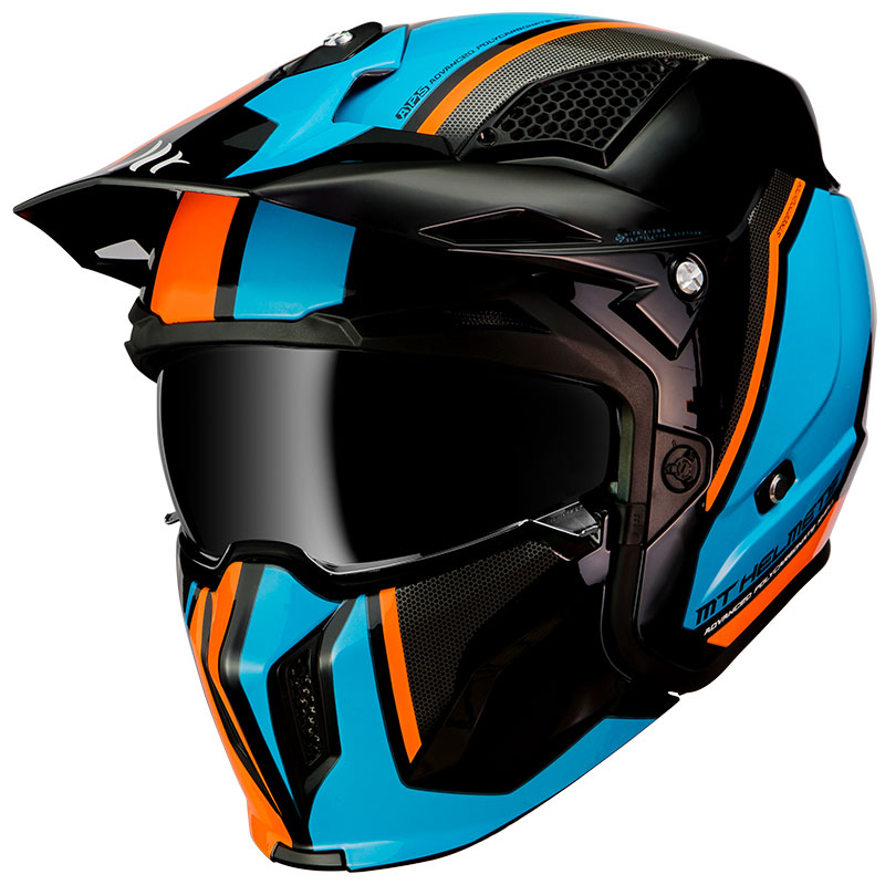 MT Helmets Streetfighter SV Twin A4 arancio fluo