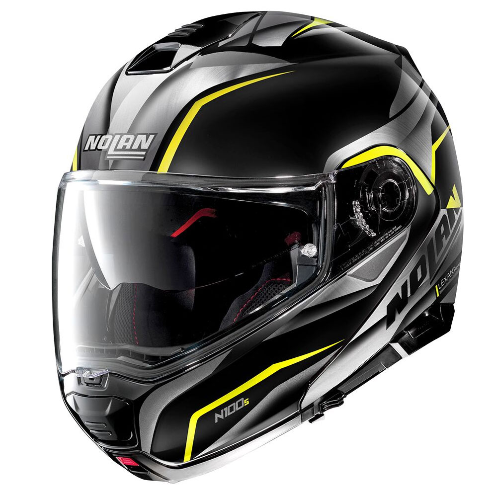 NOLAN CASCO N100-5 BALTEUS N-COM GLOSSY BLACK XXS