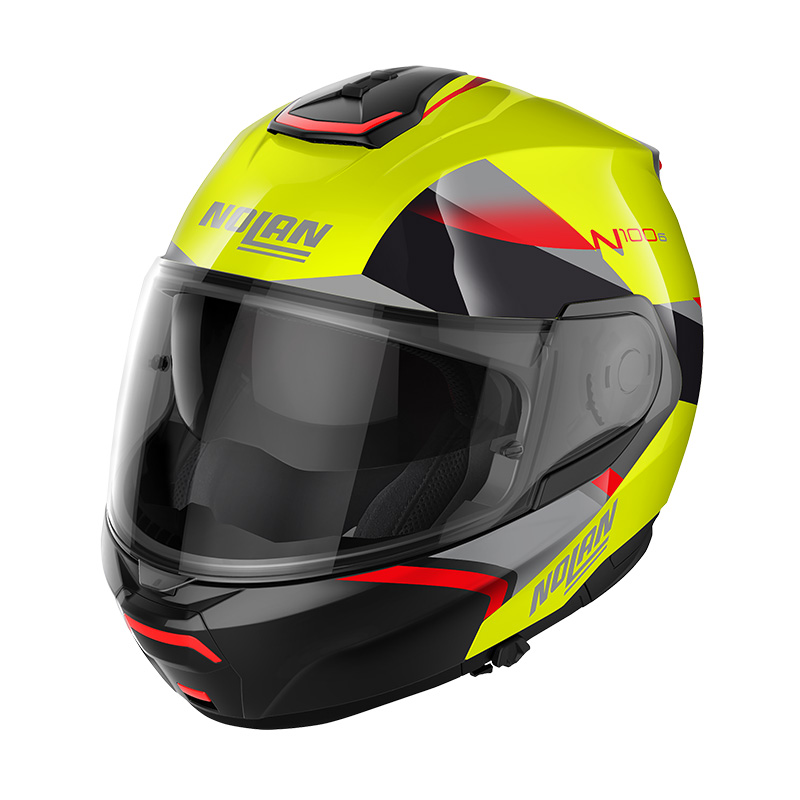 Casco Nolan N100.6 Paloma N-Com giallo