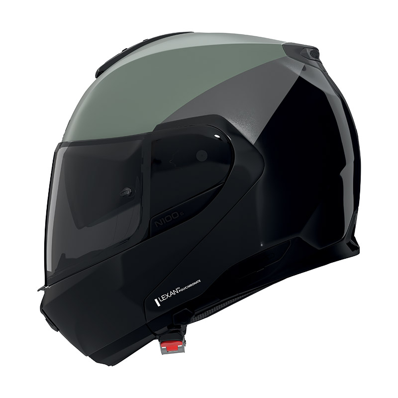 Nolan N100.6 Verniciatura Speciale Helmet Green Black