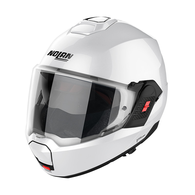 Casco Nolan N120.1 Classic N-Com bianco