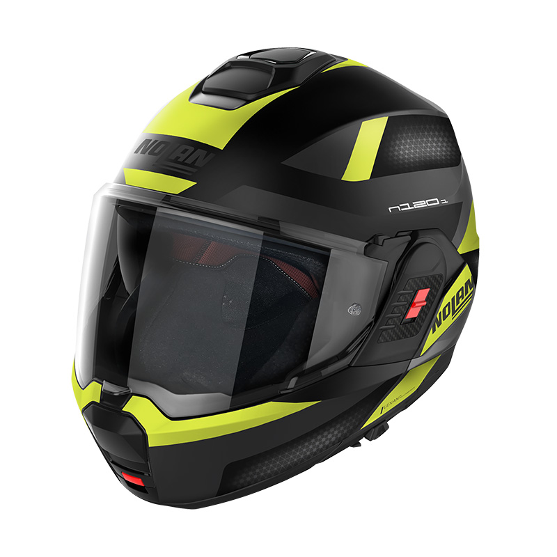 Casco Nolan N120.1 Subway N-Com giallo