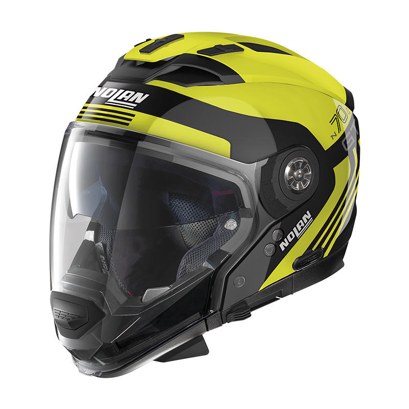 Casco Nolan N70.2 Gt 06 Jetpack N-Com giallo