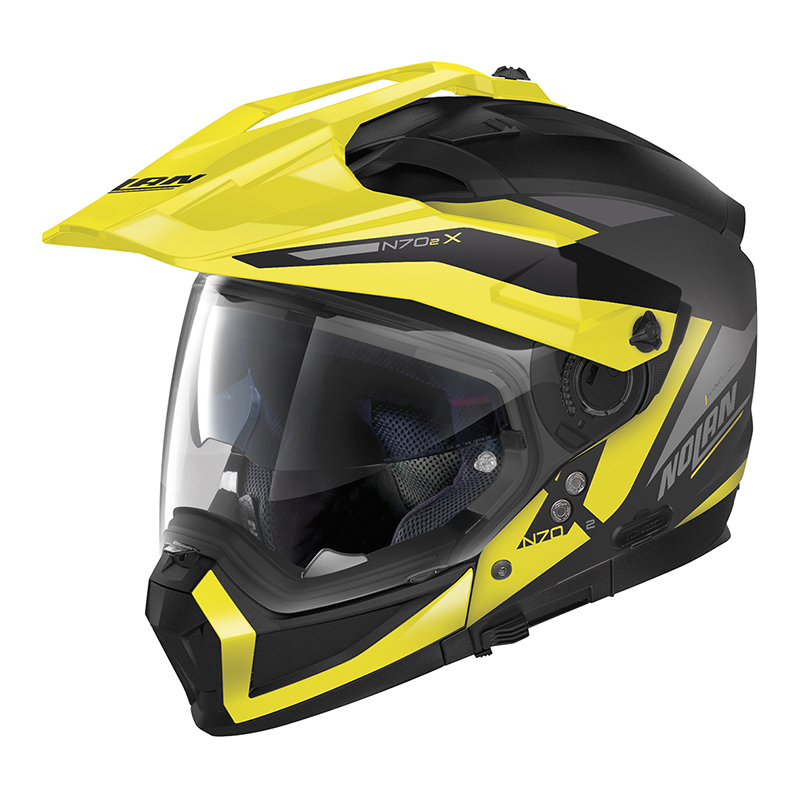 Casco Nolan N70.2X Stunner N-Com giallo