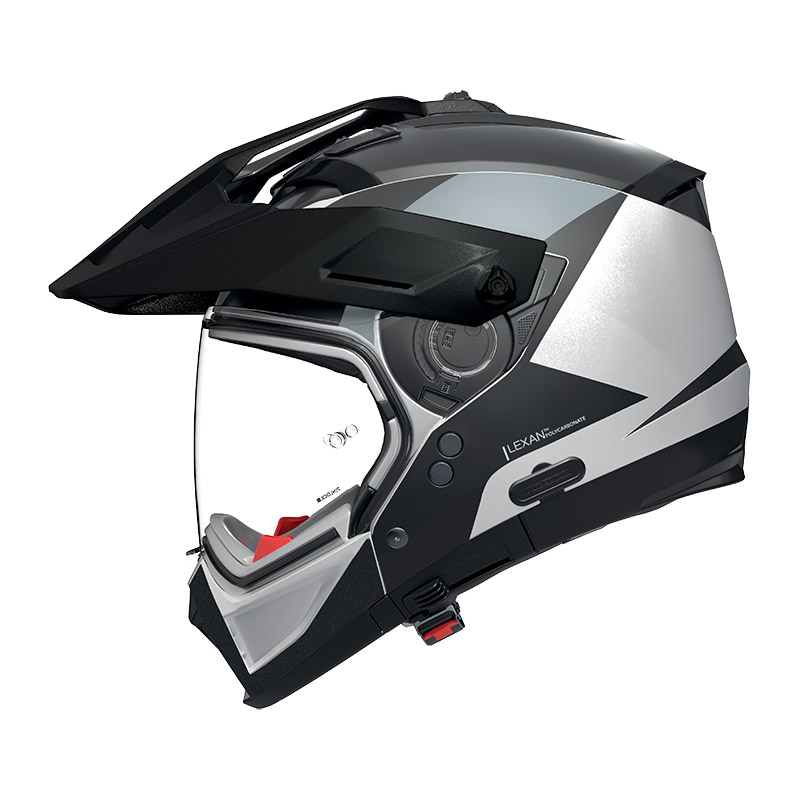 Casco Nolan N70.2X 06 Turbine bianco grigio